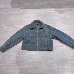 Zara textured wool jacket